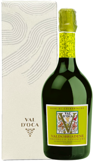 Val d’Oca Rive di Colbertaldo Prosecco Superiore Valdobbiadene Extra Dry (в подарочной коробке) игристое белое 0.75л 1