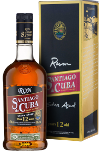 Ром Santiago de Cuba Extra Anejo 12 YO 0.7л (в коробці) 0 магазин склад winewine